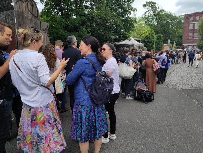 Long queues at Creative Bureaucracy Festival