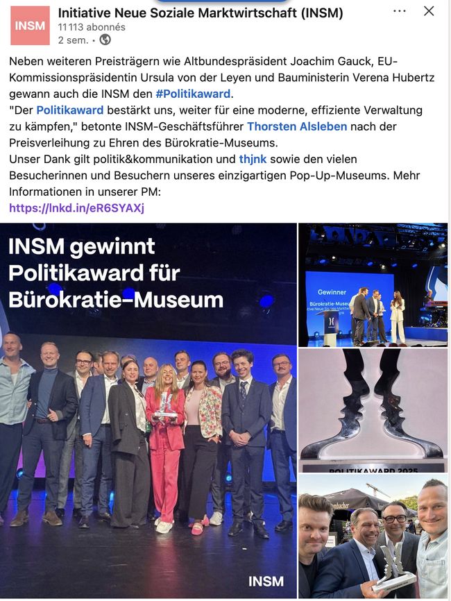 INSM Bürokratie-Museum